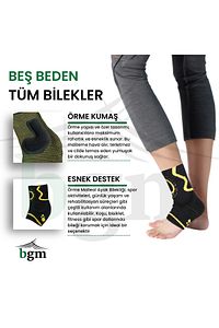 Malleol Destekli Ayak Bilekliği Örme Yüksek Kalite Örme Malleol Destekli Bileklik ürün fotoğrafı