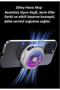 Xiaomi Magcooler Pro 4 Buz Tutar 27 W Güç -15 Derece Etki Telefon Soğutucu (2025 SİYAH VERSİYON) ürün fotoğrafı