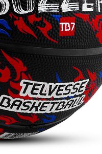 TB-500 Buzzers Basketbol Topu Pompalı Grafiti Kauçuk Dayanıklı Deep Channel Kabartma 7 NO ürün fotoğrafı