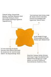 Yoga Pedi Yoga Diz Yastığı Antrenman Matı Yoga Yastığı Dizlik Pilates Pedi 2 Adet ürün fotoğrafı