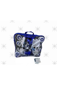 Paten Ayarlanabilir 2+1 Işıklı Metal Gövde Alıştırma Pateni Çanta Hediyeli Işıklı Paten ürün fotoğrafı