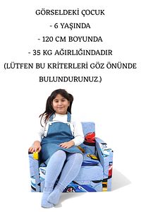 Çocuk Koltuğu Komple Sünger Katlanabilir Yataklı %100 Pamuklu Kumaş (0-6 YAŞ) ürün fotoğrafı