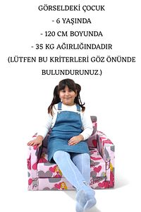 Çocuk Yatağı Komple Sünger Katlanabilir Koltuklu-(0-6 YAŞ)%100 Pamuklu Kumaş ürün fotoğrafı