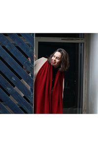 Polar Atkı Red Cherry Koyu Kırmızı Bordo Atkı ürün fotoğrafı