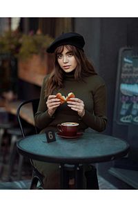 Fransız Ressam Avusturalya Yünü Keçe Bere Siyah ürün fotoğrafı