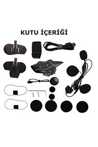 Cmmk-08 8 Kişilik Motosiklet Kask Bluetooth Intercom Seti ürün fotoğrafı
