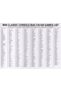 Retro Mini 620 Game 620 Oyunlu Klasik Televizyon Atarisi ürün fotoğrafı