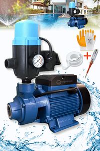 Yüksek Kalite Paket Hidrofor Otomatik Su Pompası 0.5 Hp 1 Inç Hidrofor Set Pompa 2 Kat 2 Daire ürün fotoğrafı