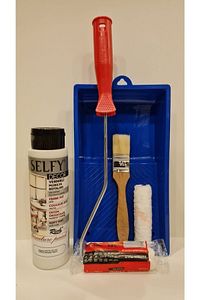 Selfy Decor 500 Cc (750 Gr) Antik Beyaz Kendinden Vernikli Dolap Boyama Seti ürün fotoğrafı