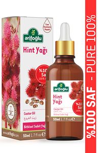 Hint Yağı Soğuk Sıkım 50ml %100 Saf ve Doğal Castor Oil ürün fotoğrafı