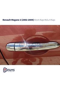 Renaul.t. Megane 2 Krom Kapı Kolu 4 Kapı 2002-2009 P. Çelik (AKSESUAR) ürün fotoğrafı