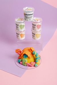 Doğal Oyun Hamuru - Eco Cup- 5'li Pastel Renkler Ara Renkler 5x125gr ürün fotoğrafı