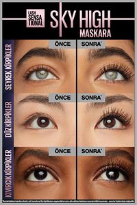 Lash Sensational Sky High Space Diamond Top Coat - Elmas Işıltılı Son Kat Maskara ürün fotoğrafı