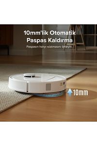 Qrevo S Akıllı Robot Süpürge Beyaz ürün fotoğrafı