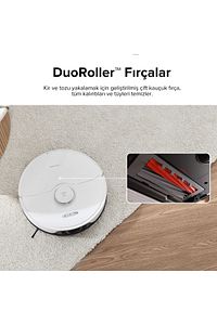 S8 Sonic Mopping Akıllı Robot Süpürge S8 Beyaz ürün fotoğrafı