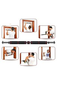 Uzun Süngerli Barfix Demiri Barfiks Çubuğu Koridor Barfiks Barı 80 - 130 Cm Arası ürün fotoğrafı