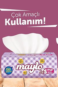 Puf Mendil 150li 12 Adet 1800 Yaprak ürün fotoğrafı