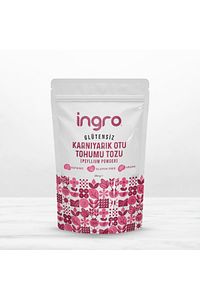 Ingro Glutensiz Karnıyarık Otu Tohumu Tozu (PSYLLİUM POWDER) 250 G ürün fotoğrafı