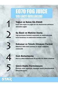 Sis Makinesi Likiti (fog Juice) 5 Litre ürün fotoğrafı