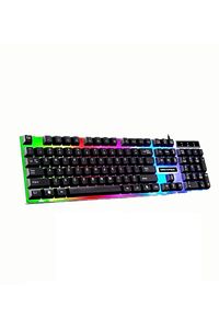 Işıklı Q Klavye - Mouse - Rgb Aydınlatmalı Türkçe Klavye- Oyuncu Klavyesi ürün fotoğrafı
