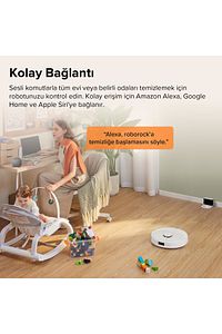 Vacuum Cleaner Q8 Max Robot Süpürge Beyaz ürün fotoğrafı