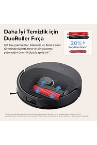 Vacuum Cleanner Q8 Max Robot Süpürge Siyah ürün fotoğrafı
