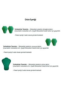 PT08 - Motosiklet Vücut Koruma Seti | Darbe Emici, Darbe Anında Sertleşen, Level 1 Koruma Seti ürün fotoğrafı