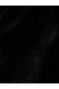 Kapüşonlu Oversize Peluş Kısa Kaban ürün fotoğrafı
