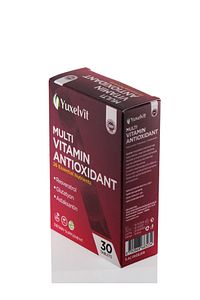 Multivitamin Antioxidant Resveratrol Glutatyon 30 Tablet ürün fotoğrafı