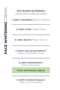 Leke Karşıtı Cilt Aydınlatıcı Beyazlatıcı Nemlendirici Krem Face Whitening Cream(ARBUTİN) 50 ml ürün fotoğrafı