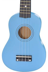 Soprano Açık Mavi Ukulele 54cm Kılıf Ve Pena ürün fotoğrafı