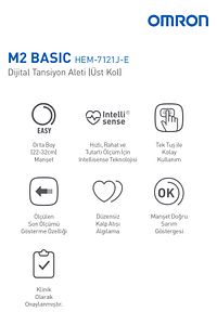 M2 Basic Üst Koldan Ölçer Dijital Tansiyon Aleti ürün fotoğrafı