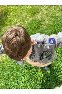 Ütü Ile Yapışan Dokuma Arma Seti Patch Yama Uzay, Nasa, Roket, Space Modeli ürün fotoğrafı