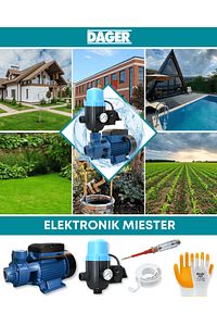 Yüksek Kalite Paket Hidrofor Otomatik Su Pompası 0.5 Hp 1 Inç Hidrofor Set Pompa 2 Kat 2 Daire ürün fotoğrafı