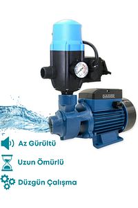 Yüksek Kalite Paket Hidrofor Otomatik Su Pompası 0.5 Hp 1 Inç Hidrofor Set Pompa 2 Kat 2 Daire ürün fotoğrafı
