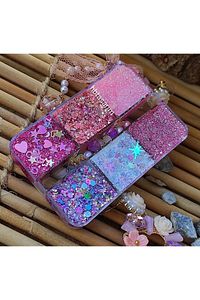Glitter Göz Farı -yüz Ve Vücut Simi Paleti Pembe Göz Farı Parlak Glitter ürün fotoğrafı