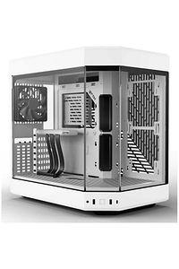 Y60 Beyaz Temperli Cam USB 3.2 E-ATX Premium Mid Tower Gaming Kasa (CS-HYTE-Y60-WW) ürün fotoğrafı