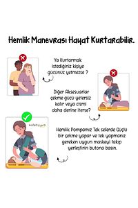 – Hemlik (Heimlich) Manevrası Pompası Otomatik Boğulma Kurtarma Cihazı ürün fotoğrafı