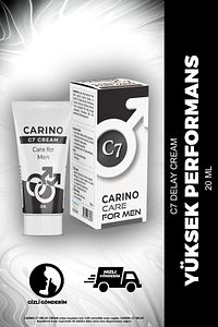 C7 Uzun Süren Deneyim Erkek Kremi 20ml - Etkili Formül - Long Time - Yüksek ürün fotoğrafı