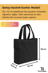 Orijinal Geniş Hacimli Su Geçirmez Puf Şişme Shopper Okul Spor İş İçin Büyük Boy Omuz Ve Kol Çantası ürün fotoğrafı
