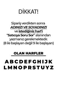 Altın Kaplama Özel Harfli Kişiselleştirilebilir Balon Kolye ürün fotoğrafı