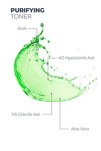 Yeşil Tonik | Arındırıcı Gözenek Sıkılaştırıcı Glikolik Asit Tonik - Purifying Toner 200 ml ürün fotoğrafı