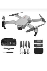 E88 Pro Çift Kameralı Drone Led Işıklı Wi-Fi App Ve Uzaktan Kumanda Kontrollü Katlanabilir Şarjlı ürün fotoğrafı