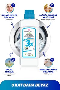 3x Ultra Konsantre Çamaşır Beyazlatıcı 750 gr ürün fotoğrafı