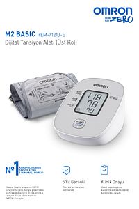 M2 Basic Üst Koldan Ölçer Dijital Tansiyon Aleti ürün fotoğrafı