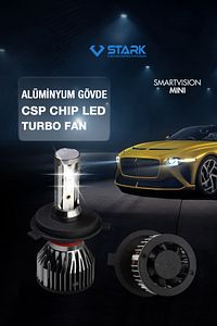 Yeni H4 Led Xenon Far Ampulü Şimşek Etkili Mini Slim Kısa Tip Smart Vision ürün fotoğrafı