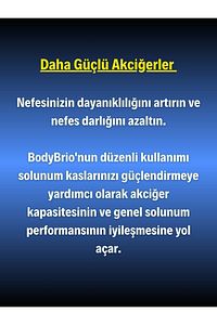 Nefes Egzersiz Aleti - Kondisyon - Dayanıklılık - Performans (BEYAZ) ürün fotoğrafı