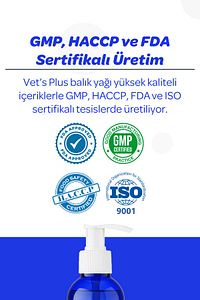 Kedi Ve Köpekler Için Balık Yağı 200ml (OMEGA 3 VE 6 ILE TÜY VE CİLT SAĞLIĞI DESTEKLEYİCİ) ürün fotoğrafı