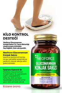 Glucomannan Konjak Sakızı 60 Kapsül - Kilo Kontrol Desteği ürün fotoğrafı