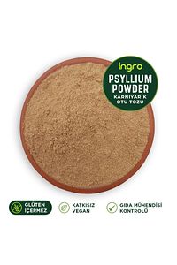 Ingro Glutensiz Karnıyarık Otu Tohumu Tozu (PSYLLİUM POWDER) 250 G ürün fotoğrafı